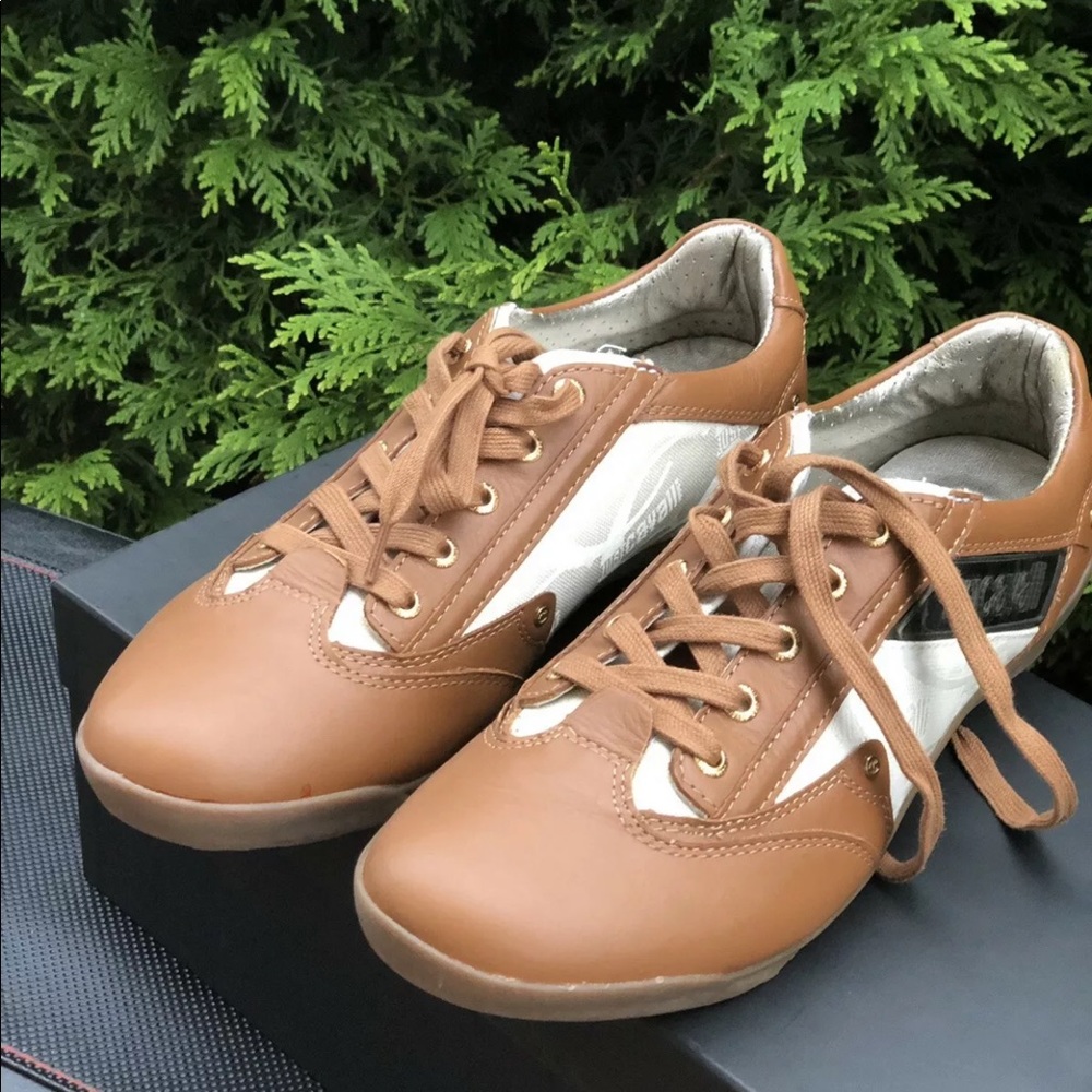 New Just Cavalli leather Men’s Sneakers size 41